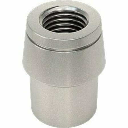 BSC PREFERRED Tube-End Weld Nut Left-Hand Threaded for 3/4 OD and 0.058 Wall Thickness 7/16-20 Thread 94640A107